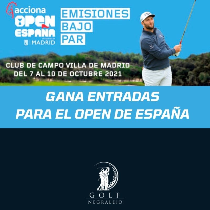 GANA ENTRADAS PARA EL OPEN DE ESPAÑA 2021
